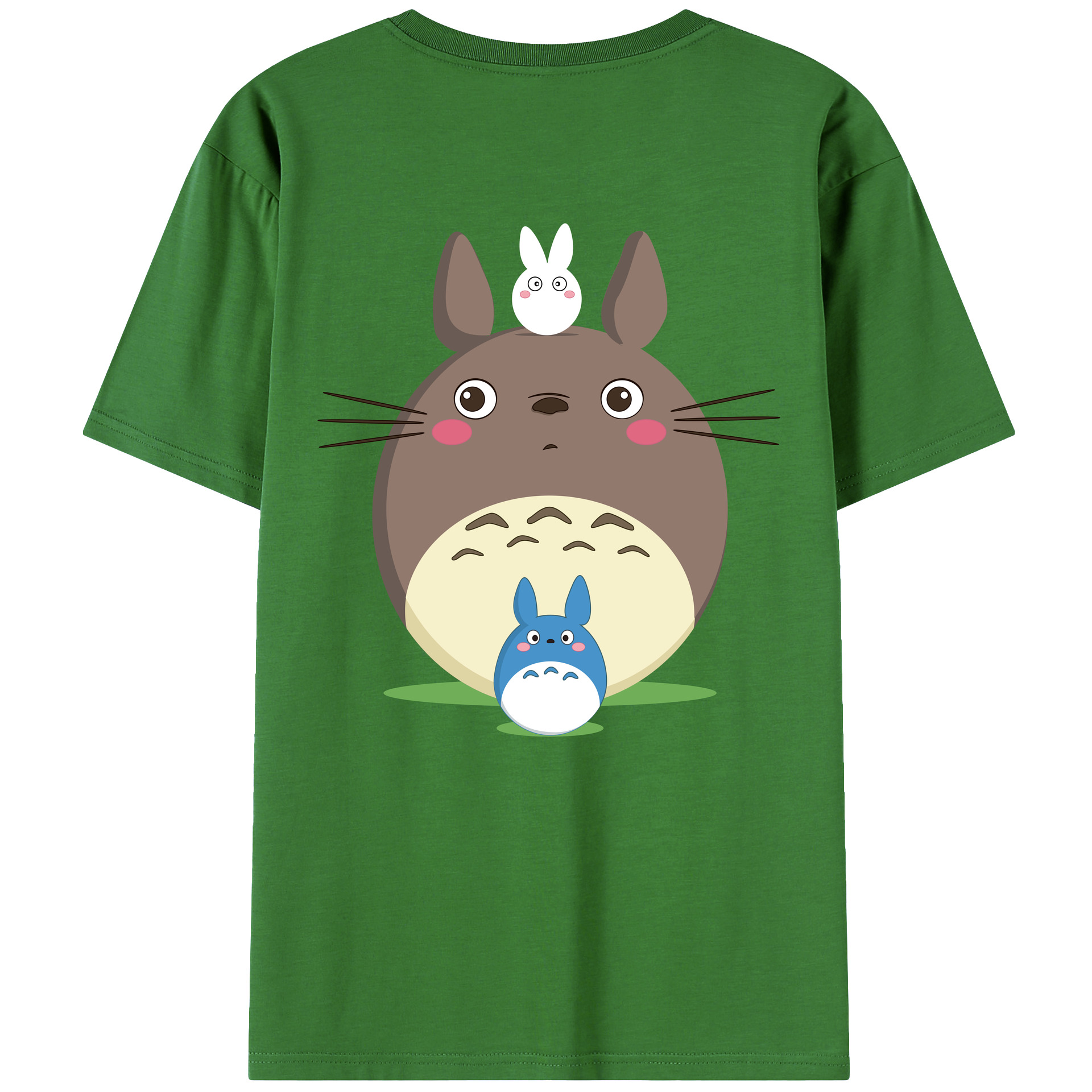 （画像用） となりのトトロ 草壁メイ 草壁サツキ My Neighbor Totoro Satsuki Kusakabe Mei Kusakabe レディース半袖Tシャツ(バックプリント)